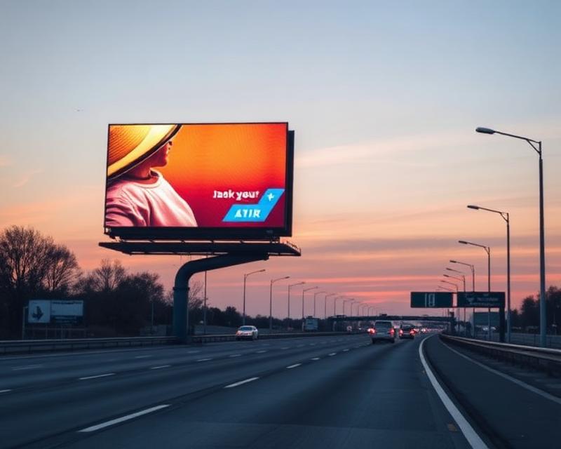 Digital billboard creative